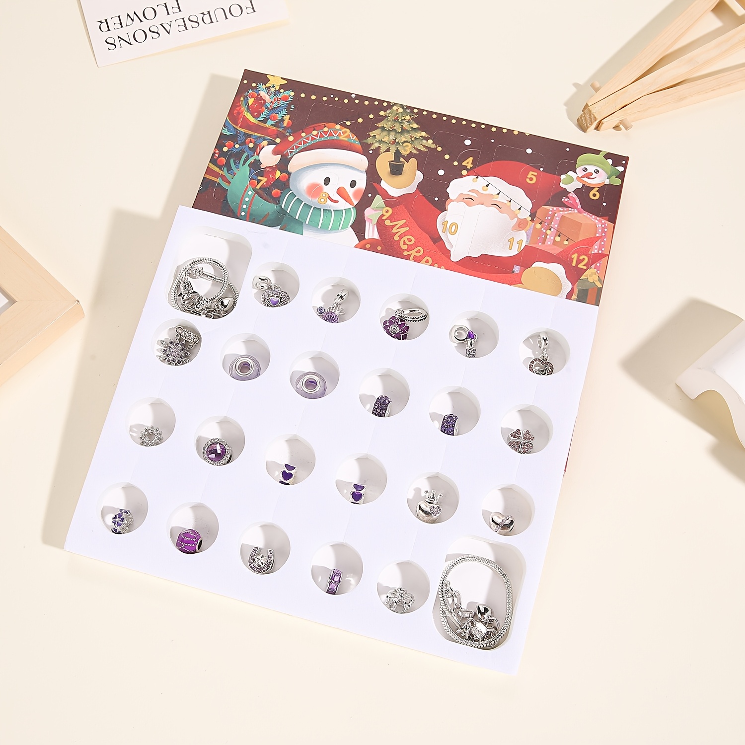 Christmas purple beads DIY jew – Jewelry Making Resin recenzja i cena