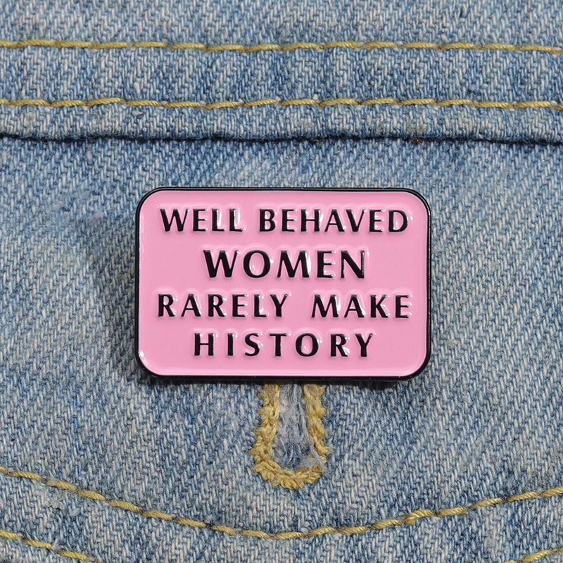 Feminist Enamel Pins Well Beha – Jewelry Making History recenzja i cena