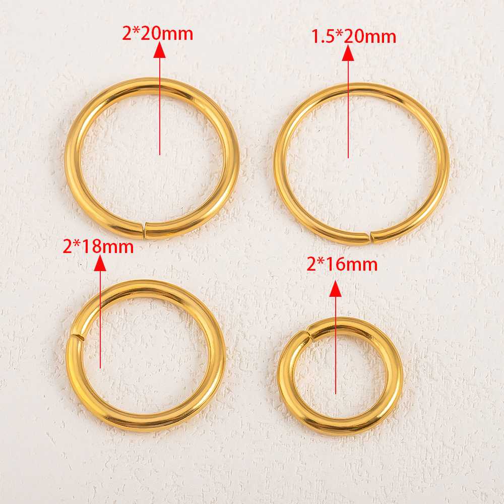 Never Fade 10pcs Stainless Ste – Jewelry Making Jump Rings recenzja i cena