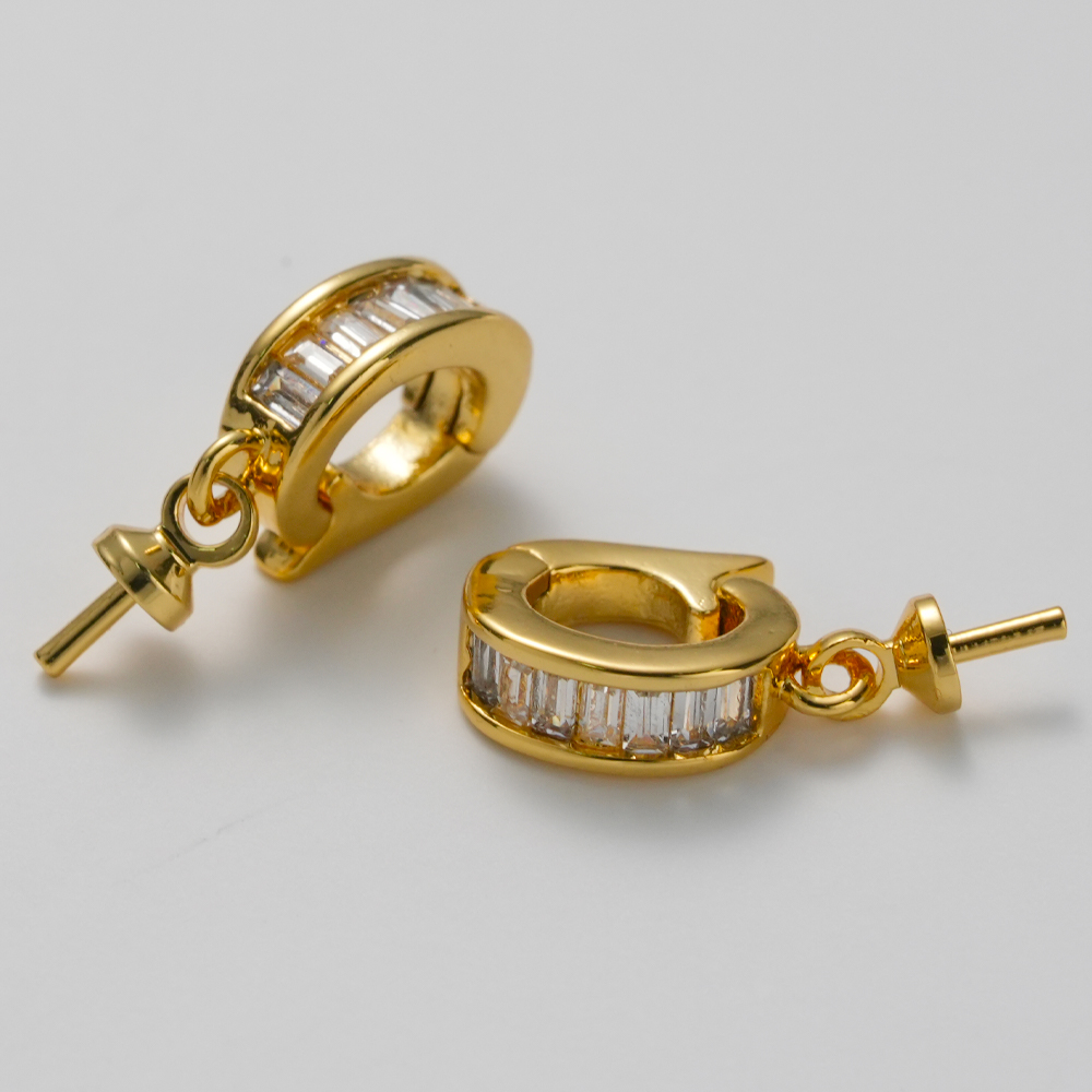 2pcs 18K Gold Plated Brass Eye – Jewelry Making Eye Pins recenzja i cena
