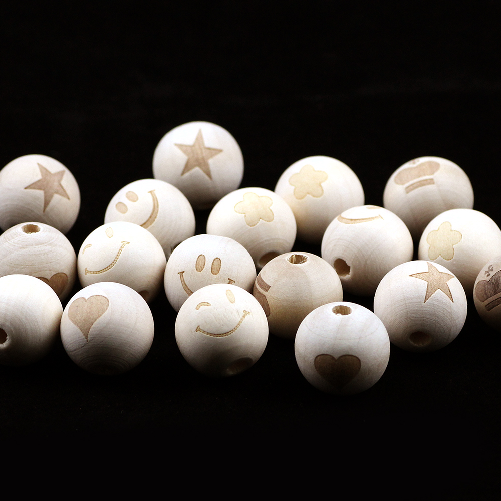 10pcs 20mm Round Natural Wood  – Jewelry Making 4 Year Old recenzja i cena