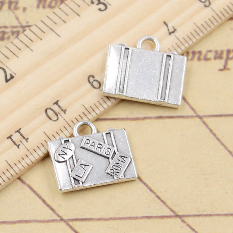 10pcs Charms Travel Bags New Y – Jewelry Making Paris recenzja i cena