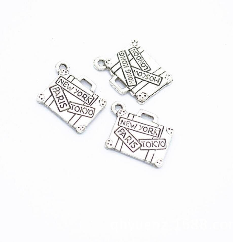 150pcs Charms Travel Bags New  – Jewelry Making Paris recenzja i cena