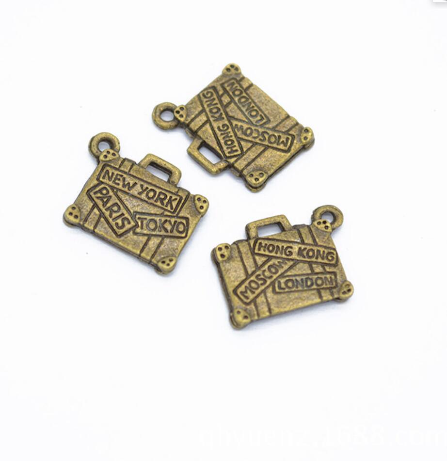 150pcs Charms Travel Bags New  – Jewelry Making Paris recenzja i cena