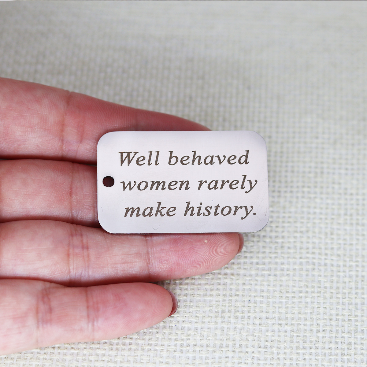 2pcs/Lot Well Behaved Women Ra – Jewelry Making History recenzja i cena