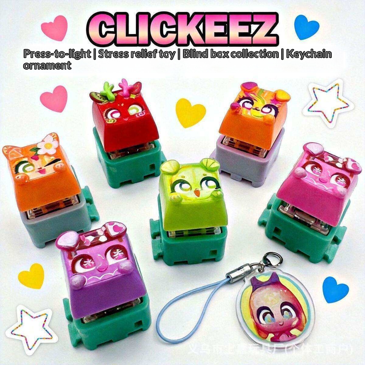 Clickeez Fidget Keycap Keychai – Jewelry Making Resin recenzja i cena