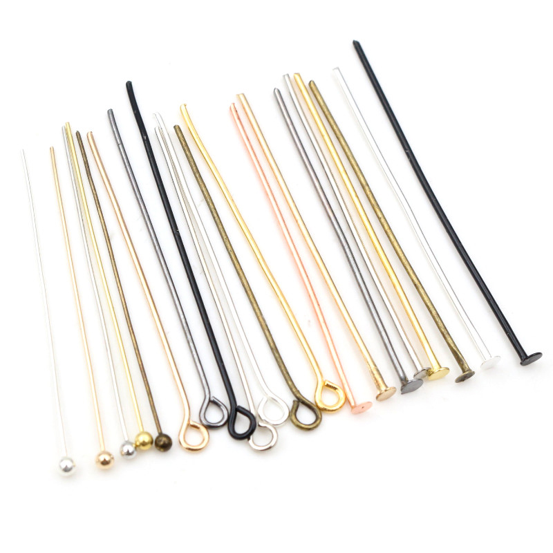 200Pcs/Lot 16-50mm Heads Eye F – Jewelry Making Eye Pins recenzja i cena