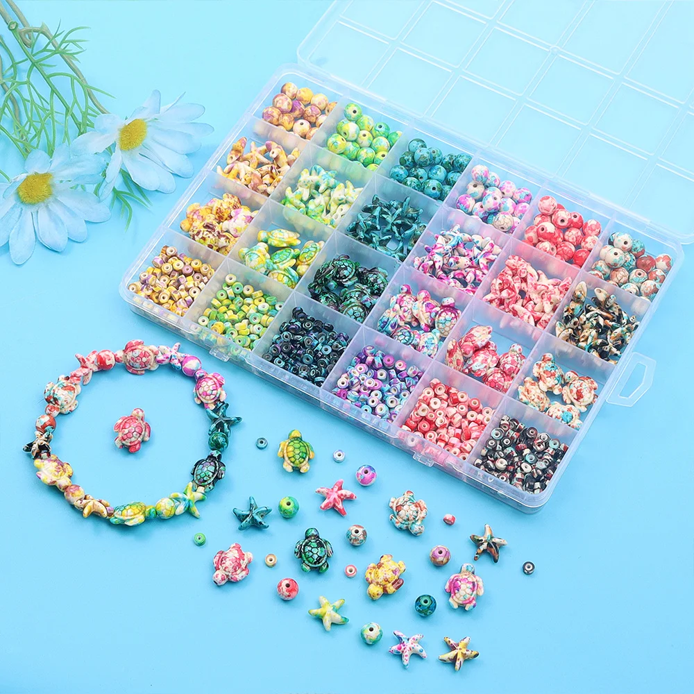 6/46/558pcs Multi-color Turquo – Jewelry Making For Birthday Party recenzja i cena
