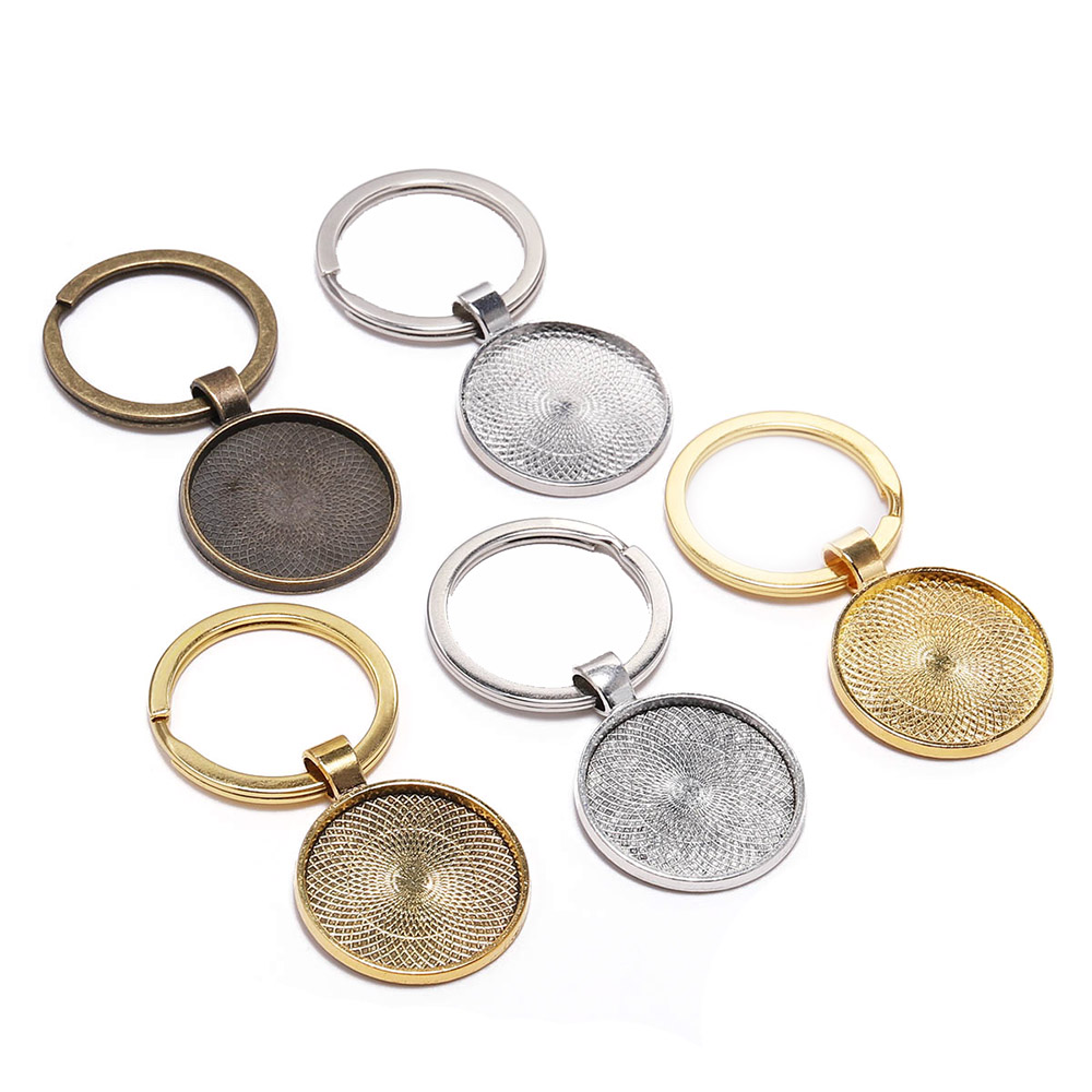 5Pcs/Lot 25mm Keychain With Pe – Pendant Blank Bezel recenzja i cena