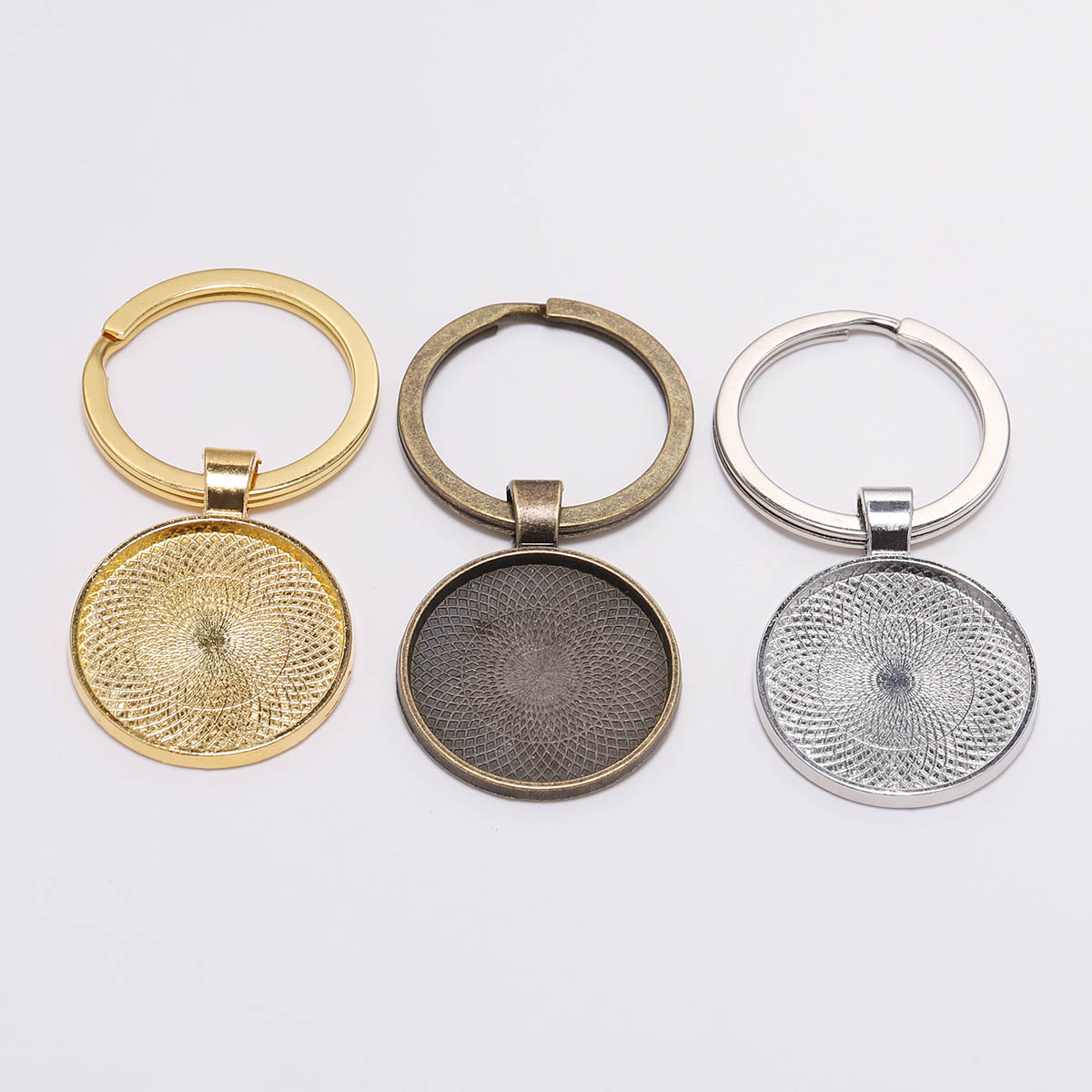 5Pcs/Lot 25mm Keychain With Pe – Pendant Blank Bezel recenzja i cena