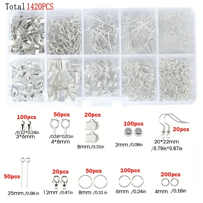 1420pcs 1box Jewelry Findings  – Jewelry Making Jump Rings recenzja i cena