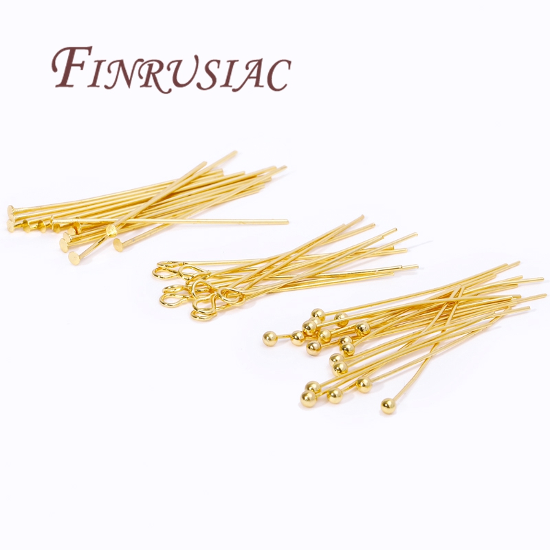 50Pcs 20-50mm Gold Plated Pins – Jewelry Making Eye Pins recenzja i cena