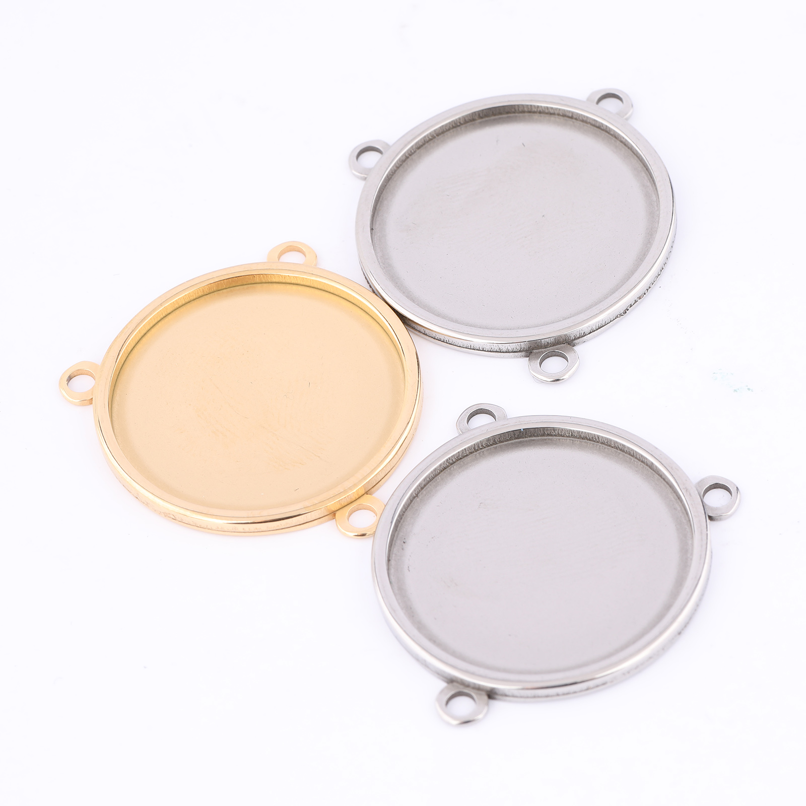 5pcs Stainless Steel Gold Plat – Pendant Blank Bezel recenzja i cena