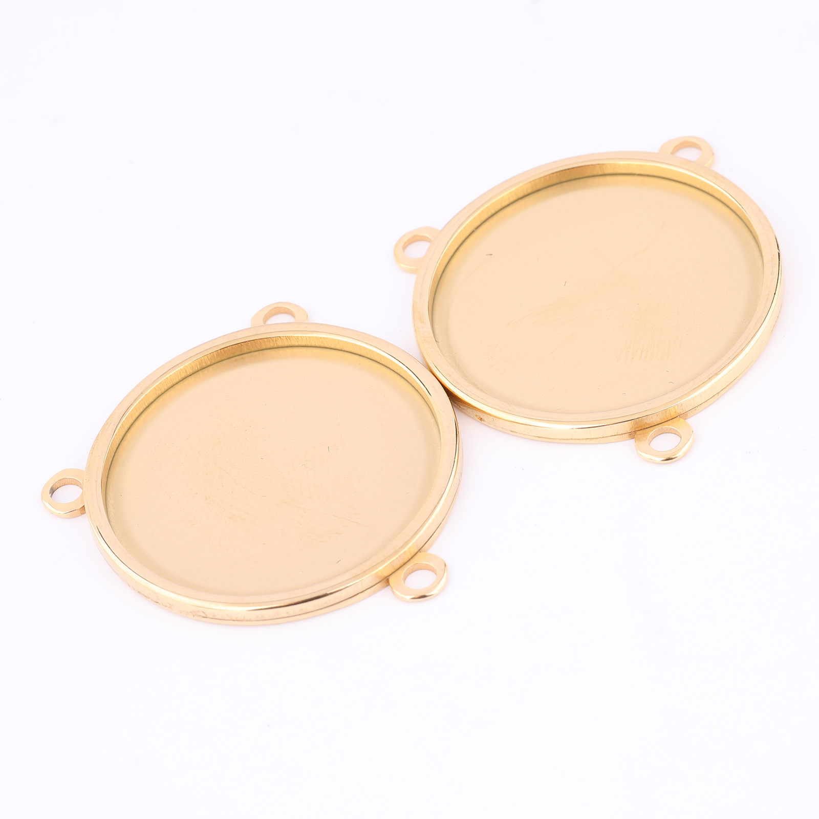 5pcs Stainless Steel Gold Plat – Pendant Blank Bezel recenzja i cena