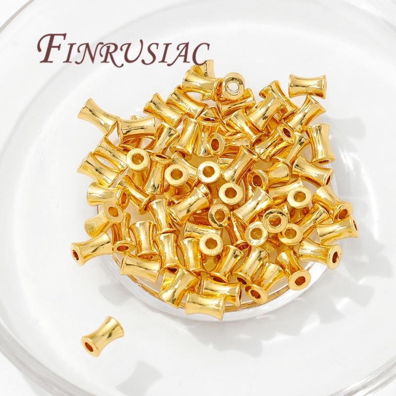 18K Gold Plated Brass Tube Bea – Jewelry Making Youtube recenzja i cena