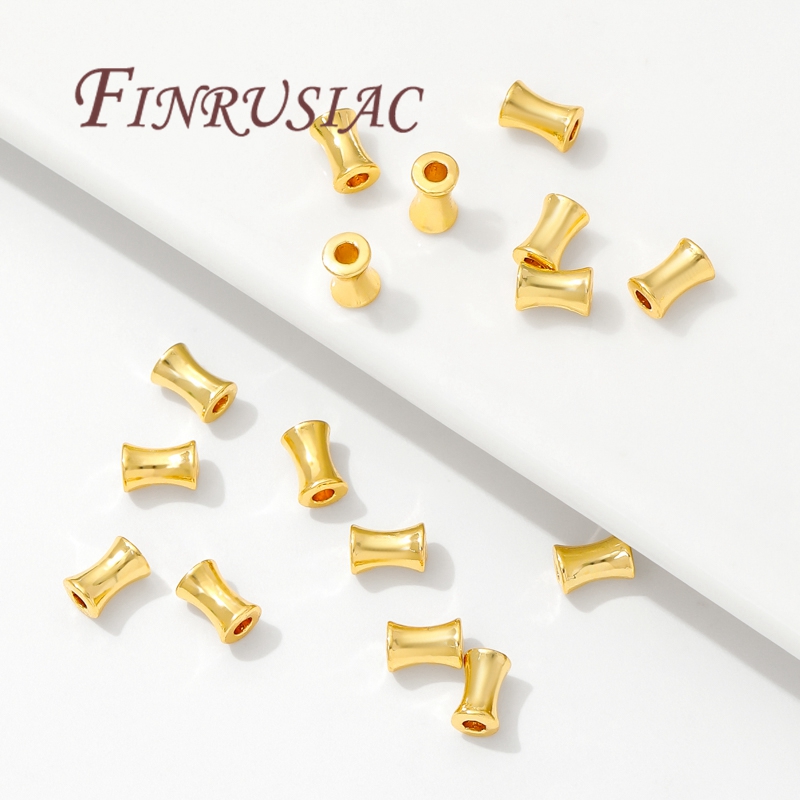 18K Gold Plated Brass Tube Bea – Jewelry Making Youtube recenzja i cena