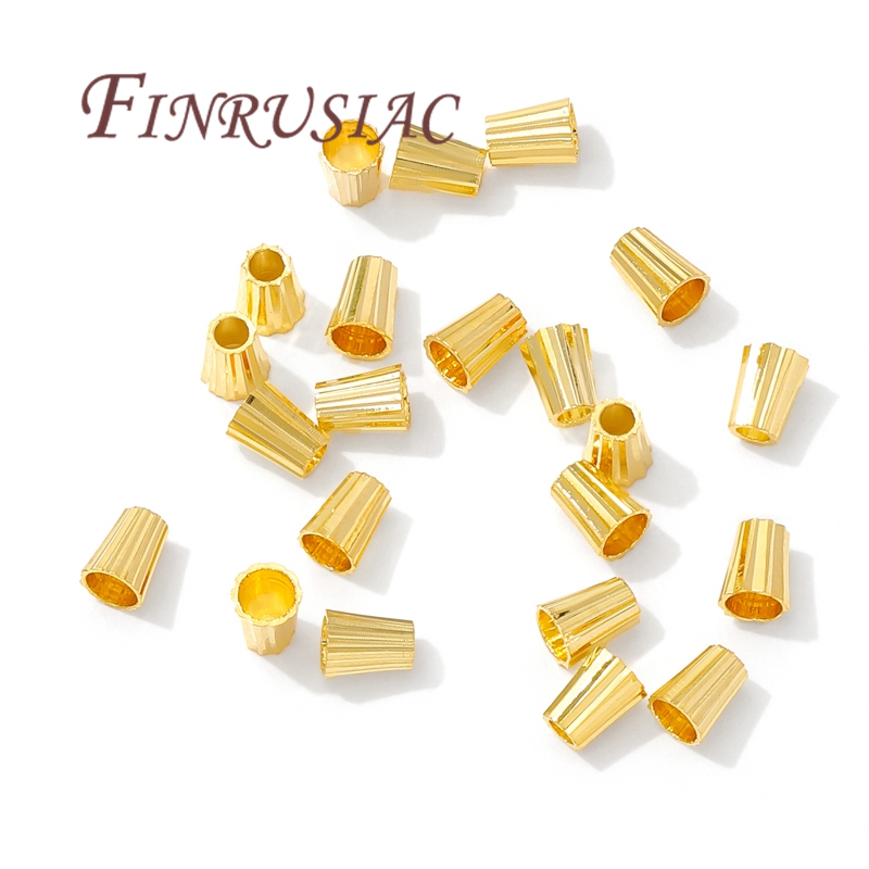 18K Gold Plated Brass Tube Bea – Jewelry Making Youtube recenzja i cena