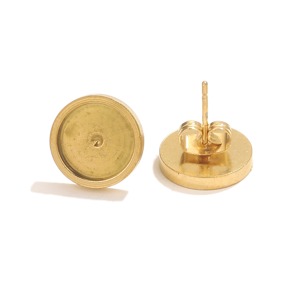 10pcs Stainless Steel Gold Ear – Jewelry Making Resin recenzja i cena