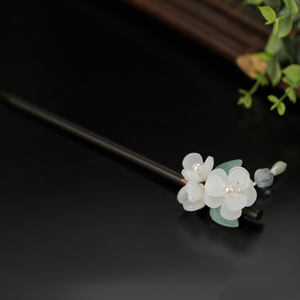 Retro Flower Hairpin With Pear – Jewelry Making With Beads recenzja i cena